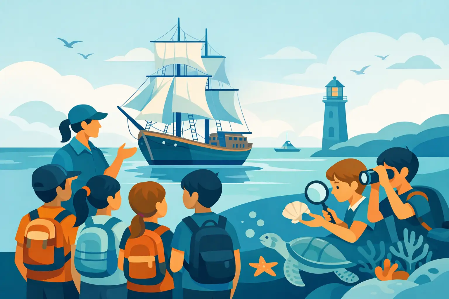 Maritime Learning for School Groups That Sticks